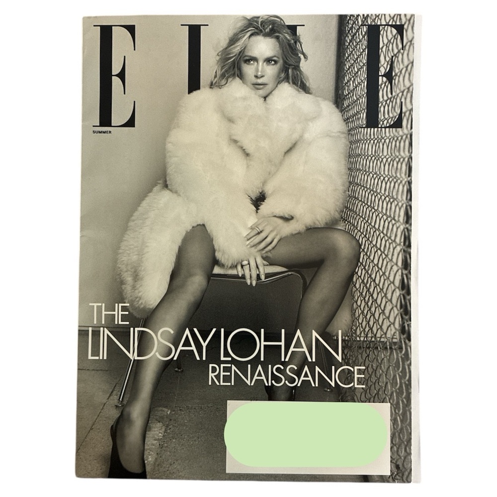 Elle Magazine Summer 2025 Lindsay Lohan Renaissance